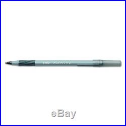 12 Pack Ballpoint Pen Black Ink 0.8mm Fine point Writing School Office Supplies