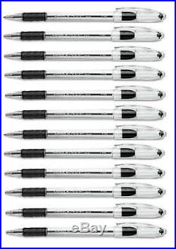 12 Pack Pentel RSVP Ballpoint Stick Pen Black Ink Fine Point. 7 mm Dozen Pens