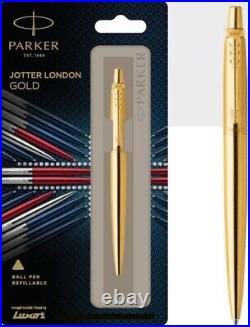 12 X New Parker Jotter London Series Gold GT Fine Ball Pen, Parker Pens