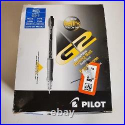144 Pack Pilot G-2 Retractable Blue Gel Pens Fine Point 0.7 mm, 31021