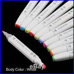 168 Color Art Twin Tip Broad Fine Point Pen TouchFive Marker SET Alcohol Graphic