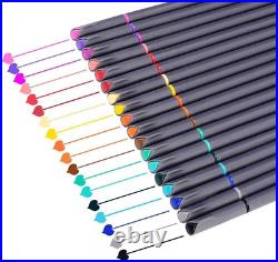 18-Colors Fine Tip Pens with 3-Pack Mutipurpose Scissors