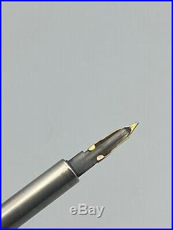 1966 PILOT CAPLESS VANISHING POINT Fountain Pen 14K 3-66 Fine Nib Rare Find