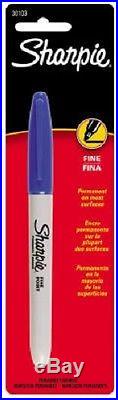 (288) SANFORD SHARPIE 30103PP Original Fine Point Permanent BLUE Marker Pens