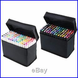 40/60/80/168/218 Colored Set Touch Art Painting Twin Marker Pen Broad Fine Point