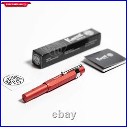 AL Sport Fountain Pen Deep Red, Fine Nib Sport Octagonal Clip Chrome