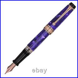 AURORA Fountain Pen EF Extra Fine Point Optima Viola 996-PVLE