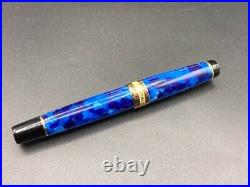 AURORA Fountain Pen Optima Blue GT Fine Point F