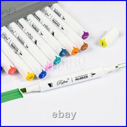 Art Design Twin Tip Markers Pen Broad Fine Point Alcohol Graphic Drawing Pens