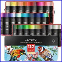 Arteza Fineliner Fine Point Pens, Set of 120 Fine Tip Markers with Colour Number