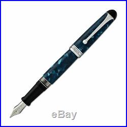 Aurora 88 Nettuno Fountain Pen Marbled Blue Limited Edition Fine Point