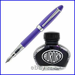Aurora Ipsilon Demo Colors Fountain Pen in Wise Purple Fine Point NEW