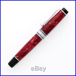Aurora Optima Rossa Red Extra Fine Point Fountain Pen-NEW AU-996CR-EF