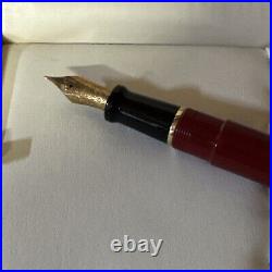 Aurora Talentum Classic Fountain Pen Burgundy With Gold Trim Fine Point D12