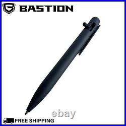 BASTION G-10 BOLT ACTION PEN Pocket Fine Ballpoint Lightweight EDC Writing Black