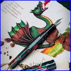 Benu Talisman Fountain Pen in Dragon's Blood Fine Point NEW in Box