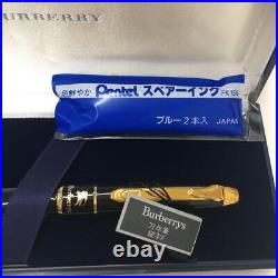 Burberry fountain pen nib F with 2 fine point inks/(Used Mint)/From Japan