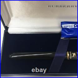 Burberry fountain pen nib F with 2 fine point inks/(Used Mint)/From Japan