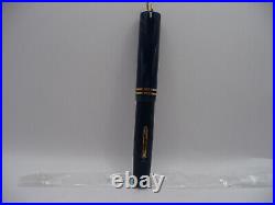 Carter's Vintage Ring Top Blue Marble Fountain Pen-fine point-#1535