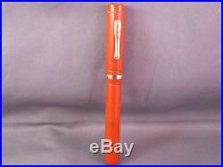 Conklin Endura Junior Orange Fountain Pen-working- fine point