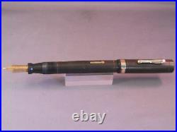 Conklin Vintage Endura Black Hard Rubber Fountain Pen-working-fine point