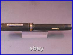Conklin Vintage Endura Black Hard Rubber Fountain Pen-working-fine point