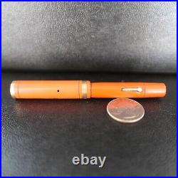 Conklin Vintage Endura Orange Jr. Fountain Pen fine point