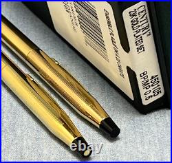 Cross Century 23K Gold Plated Pen & 0.5mm Pencil (450105) NIB NOT PERSONALIZED