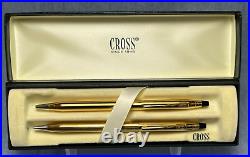 Cross Century 23K Gold Plated Pen & 0.5mm Pencil (450105) NIB NOT PERSONALIZED