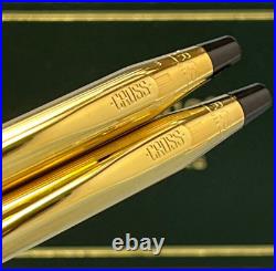 Cross Century 23K Gold Plated Pen & 0.5mm Pencil (450105) NIB NOT PERSONALIZED