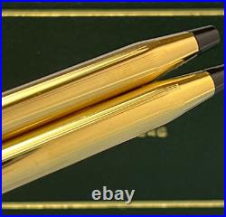 Cross Century 23K Gold Plated Pen & 0.5mm Pencil (450105) NIB NOT PERSONALIZED