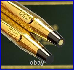 Cross Century 23K Gold Plated Pen & 0.5mm Pencil (450105) NIB NOT PERSONALIZED