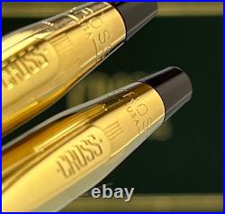 Cross Century 23K Gold Plated Pen & 0.5mm Pencil (450105) NIB NOT PERSONALIZED