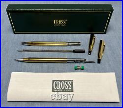 Cross Century 23K Gold Plated Pen & 0.5mm Pencil (450105) NIB NOT PERSONALIZED