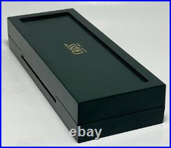 Cross Matte Gray Pen and Pencil (0.5mm) 23K Gold Trim, Box and Manual (230105)