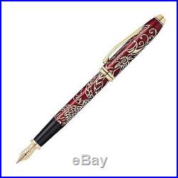 Cross Special Edition Year of the Rooster Titian Red Lacquer Fine Point Fountain