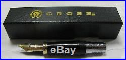 Cross Townsend 18kt Gold Fountain Pen X-Fine Point Nib 86077S in Box