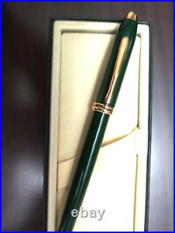 Cross Townsend Green Marble Fountain Pen 18k Gold Nib Fine point