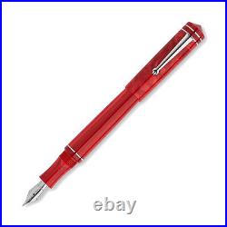 Delta Write Balance Fountain Pen in Red Flexible Extra Fine Point NEW