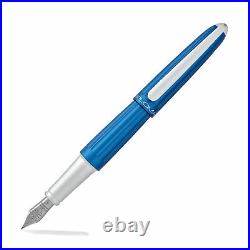 Diplomat Aero Fountain Pen Blue Extra Fine Point D40306021 New in Box