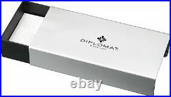 Diplomat Aero Fountain Pen in Grey 14K Gold Extra Fine Point NEW in Box