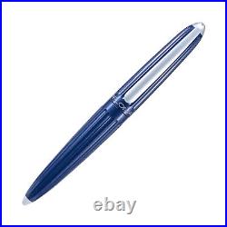 Diplomat Aero Fountain Pen in Midnight Blue Fine Point NEW in Box