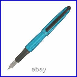 Diplomat Aero Fountain Pen in Turquoise Fine Point NEW in Original Box