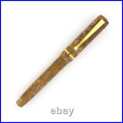 Edison Beaumont Fountain Pen in Aurum Gold Extra Fine Point- NEW Made in USA