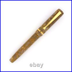 Edison Beaumont Fountain Pen in Aurum Gold Fine Point NEW Made in USA