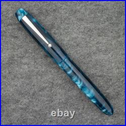 Edison Collier Pearlized Juniper Teal Fountain Pen Extra Fine Point NEW in Box