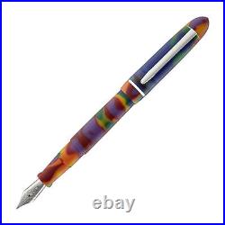 Edison Menlo Fountain Pen in Fingerpaints Fine Point NEW Made in USA