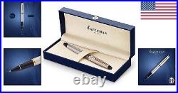 Ergonomic Fine Point Rollerball Pen with 23k Gold Trim Executive Gift Box