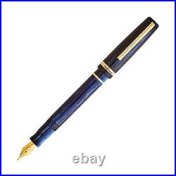 Esterbrook J Fountain Pen in Capri Blue with Gold Trim Fine Point NEW in Box