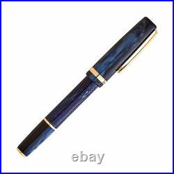 Esterbrook J Fountain Pen in Capri Blue with Gold Trim Fine Point NEW in Box